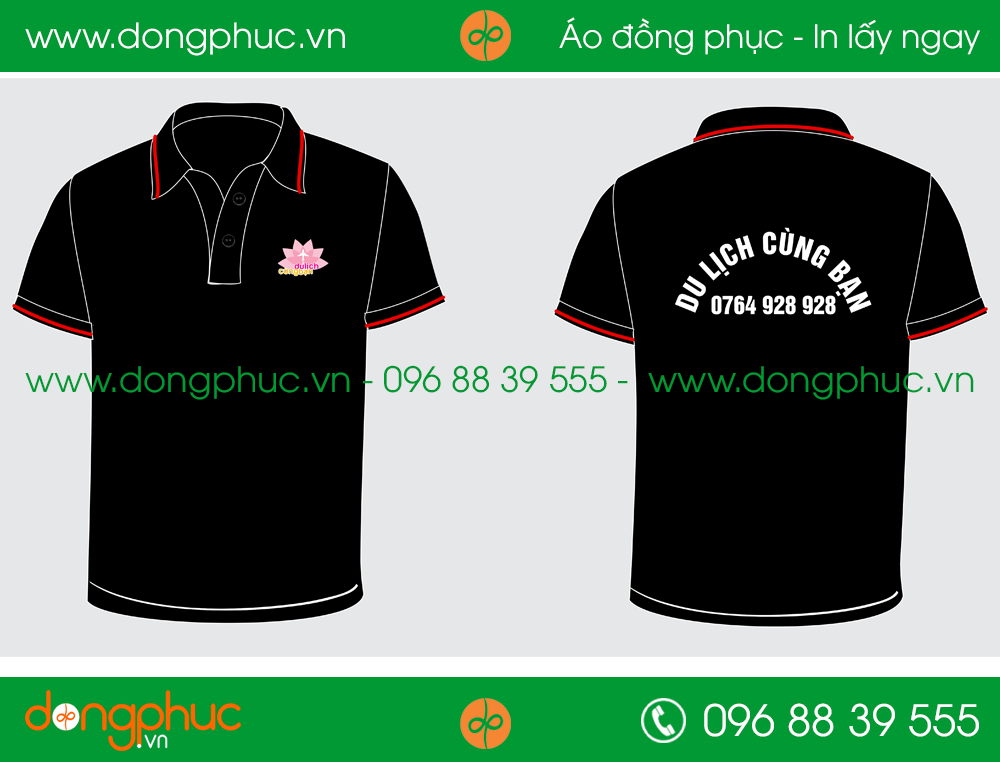 Áo phông đồng phục du lịch
